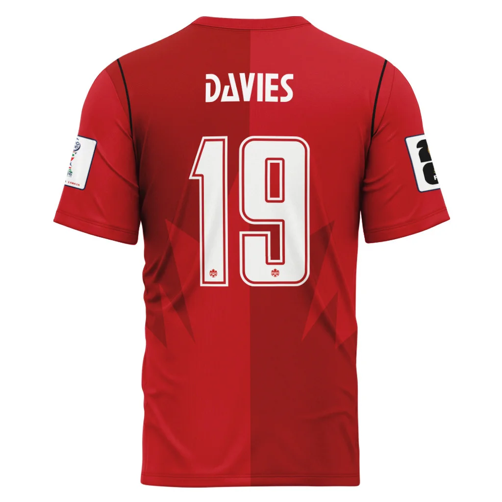 Davies 19 AOP T-Shirt Canada World Cup 2026 Home Davies 19 AOP T-Shirt Canada World Cup 2026 Home