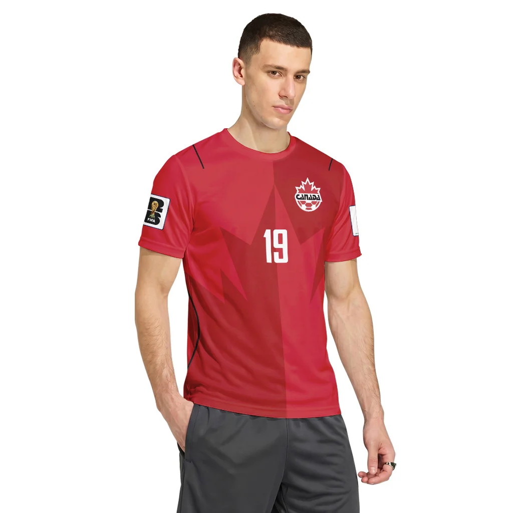 Davies 19 AOP T-Shirt Canada World Cup 2026 Home Davies 19 AOP T-Shirt Canada World Cup 2026 Home