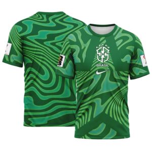 Brazil 2026 World Cup Home Goalkeeper AOP T-Shirt