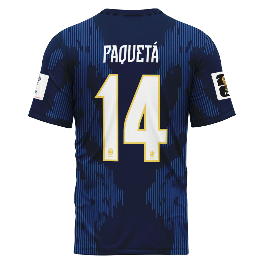 Paquet? 14 AOP T-Shirt 2026 World Cup Brazil Away Paquet? 14 AOP T-Shirt 2026 World Cup Brazil Away