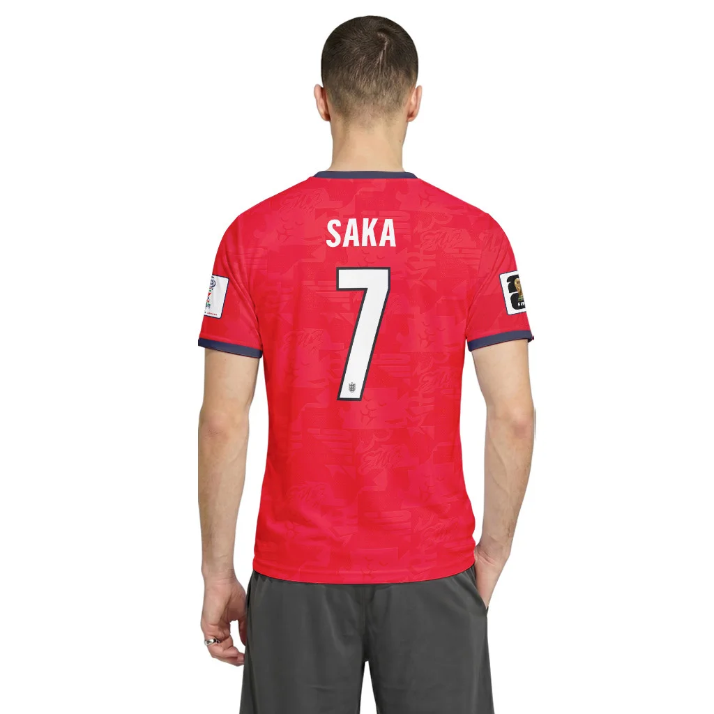 Saka 7 Away AOP T-Shirt 2026 World Cup England Saka 7 Away AOP T-Shirt 2026 World Cup England