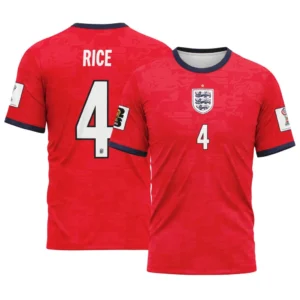 Rice 4  Away AOP T-Shirt 2026 World Cup England