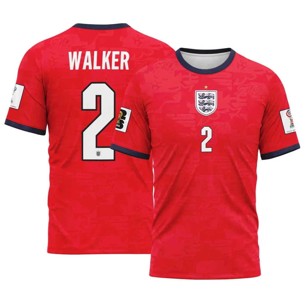Walker 2 Away AOP T-Shirt 2026 World Cup England Walker 2 Away AOP T-Shirt 2026 World Cup England
