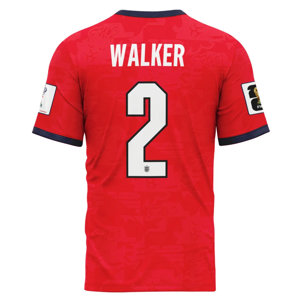 Walker 2 Away AOP T-Shirt 2026 World Cup England Walker 2 Away AOP T-Shirt 2026 World Cup England