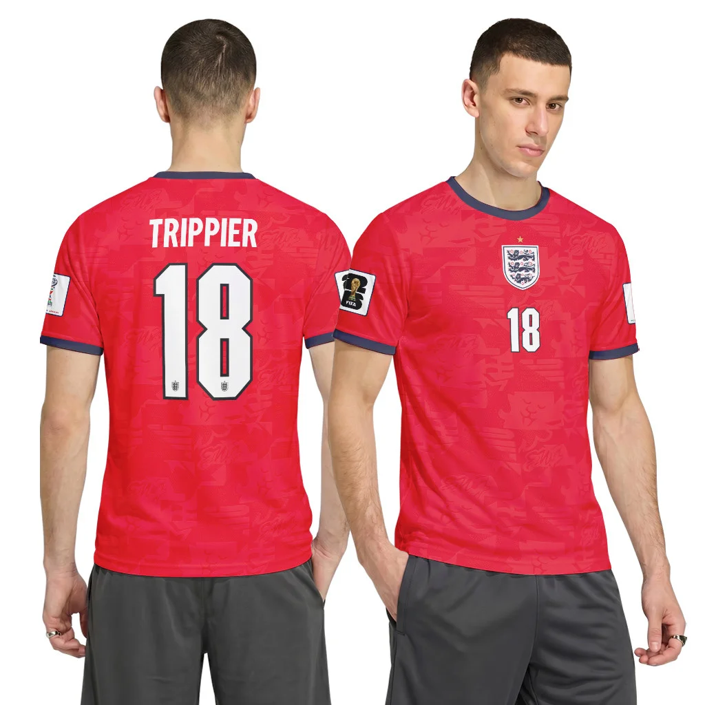 Trippier 18 Away AOP T-Shirt 2026 World Cup England Trippier 18 Away AOP T-Shirt 2026 World Cup England