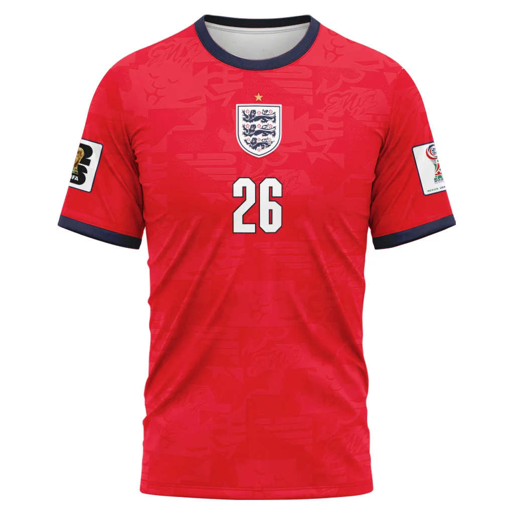 Toney 26 Away AOP T-Shirt 2026 World Cup England Toney 26 Away AOP T-Shirt 2026 World Cup England
