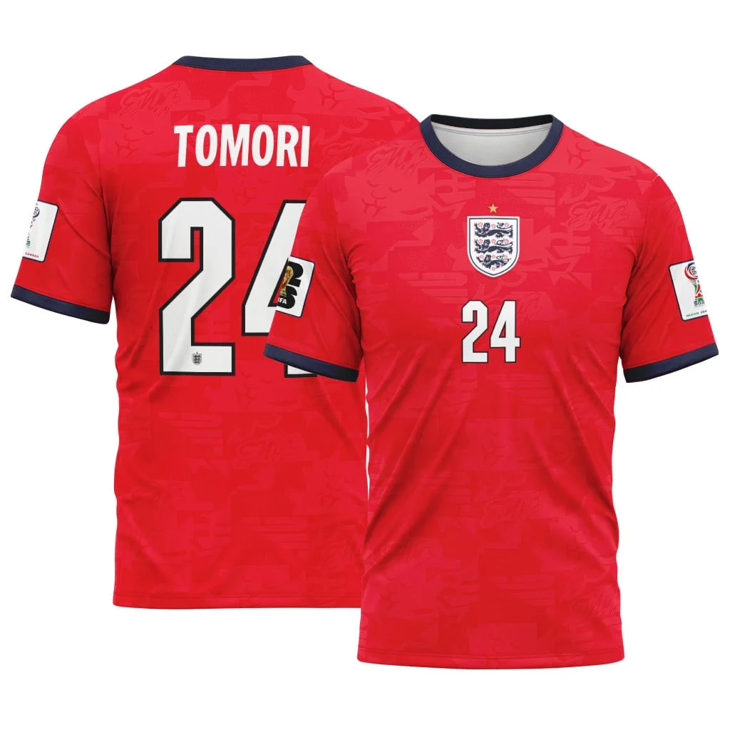 Tomori 24 Away AOP T-Shirt 2026 World Cup England Tomori 24 Away AOP T-Shirt 2026 World Cup England