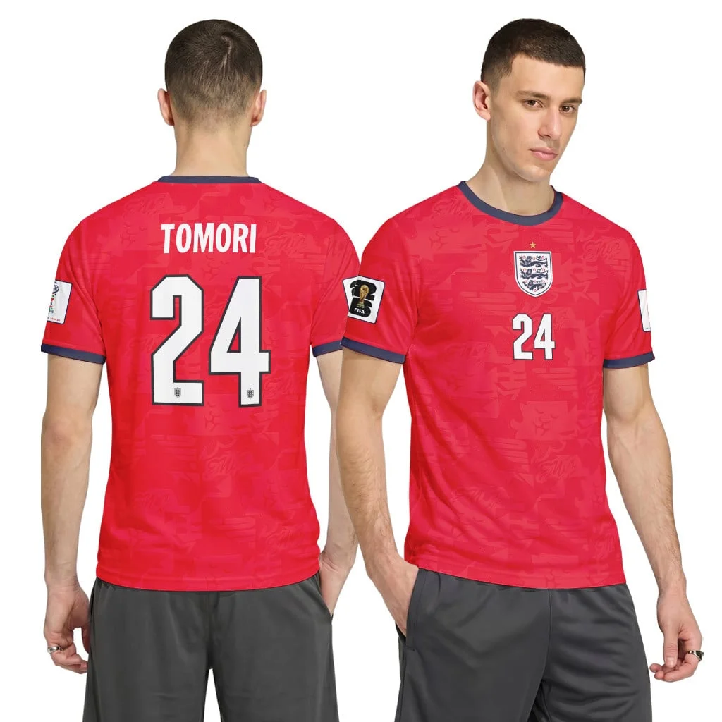 Tomori 24 Away AOP T-Shirt 2026 World Cup England Tomori 24 Away AOP T-Shirt 2026 World Cup England