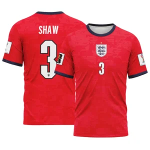 Shaw 3  Away AOP T-Shirt 2026 World Cup England