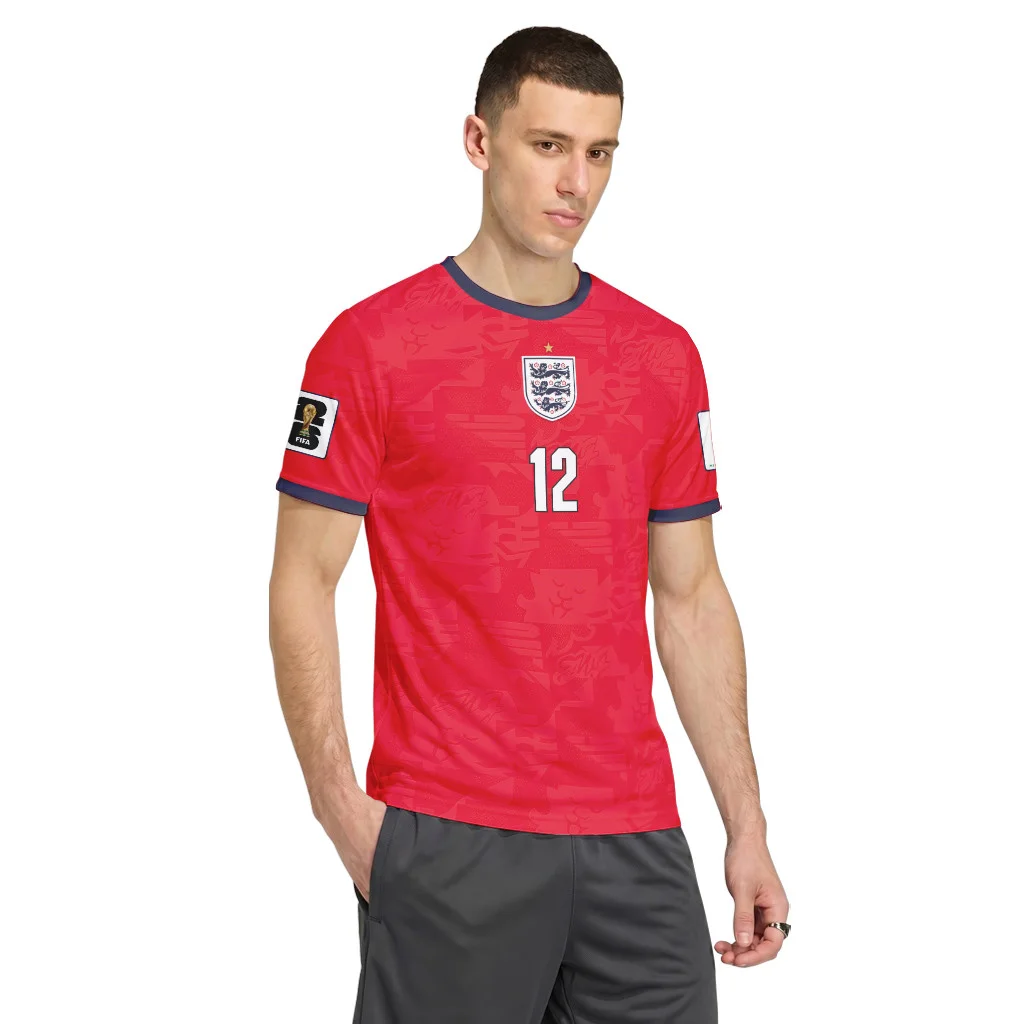 Ramsdale 12 Away AOP T-Shirt 2026 World Cup England Ramsdale 12 Away AOP T-Shirt 2026 World Cup England