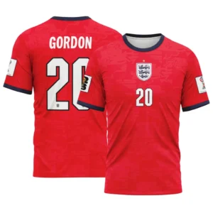 Gordon 20  Away AOP T-Shirt 2026 World Cup England