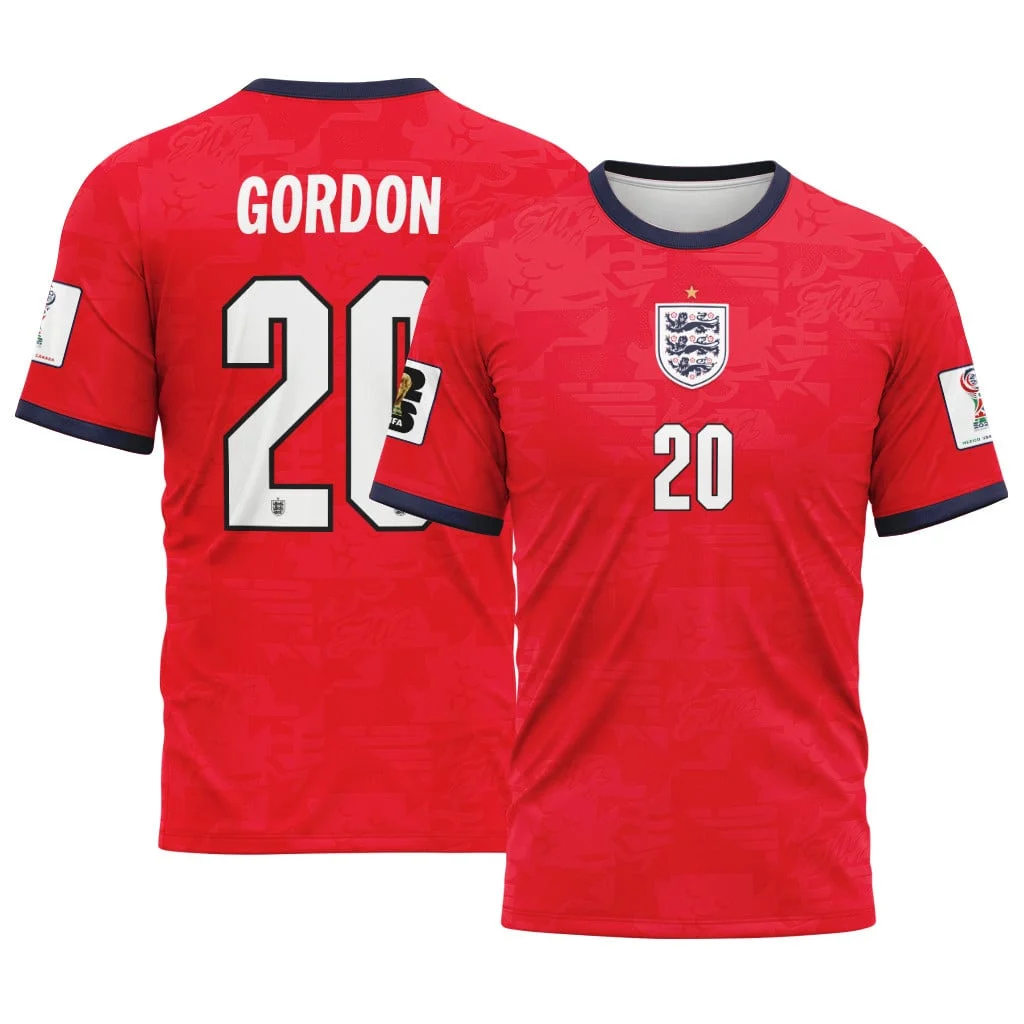 Gordon 20 Away AOP T-Shirt 2026 World Cup England Gordon 20 Away AOP T-Shirt 2026 World Cup England