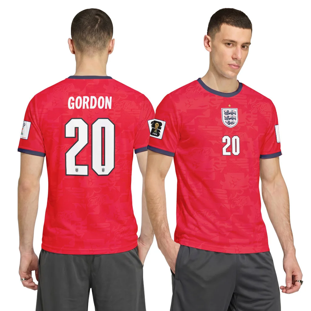 Gordon 20 Away AOP T-Shirt 2026 World Cup England Gordon 20 Away AOP T-Shirt 2026 World Cup England
