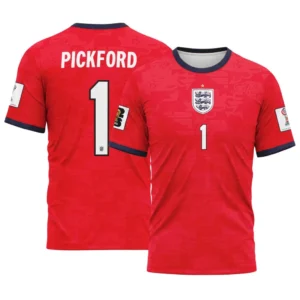 Pickford 1  Away AOP T-Shirt 2026 World Cup England