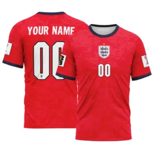 England 2026 World Cup Away Personalized AOP T-Shirt