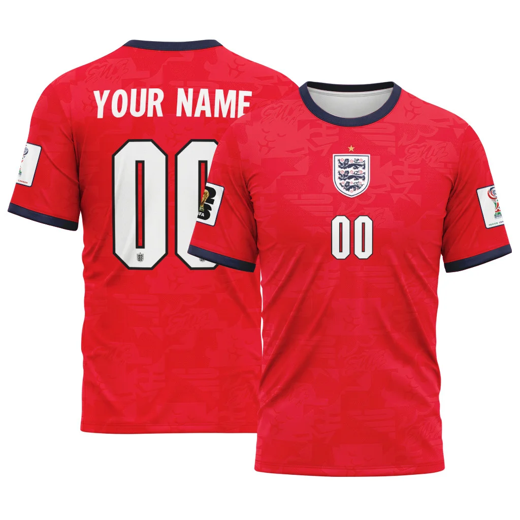England 2026 World Cup Away Personalized AOP T-Shirt England 2026 World Cup Away Personalized AOP T-Shirt