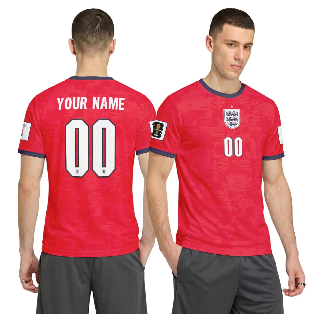 England 2026 World Cup Away Personalized AOP T-Shirt England 2026 World Cup Away Personalized AOP T-Shirt