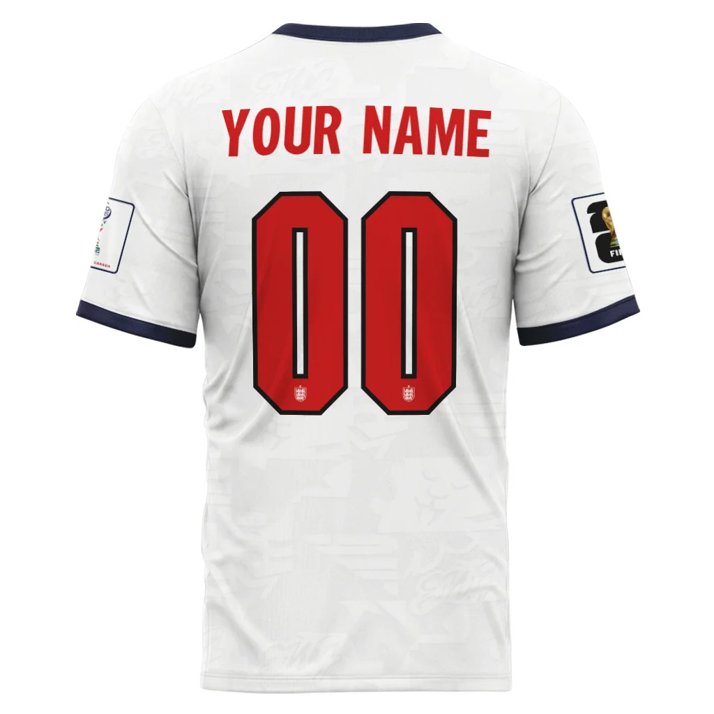 England 2026 World Cup Home Personalized AOP T-Shirt England 2026 World Cup Home Personalized AOP T-Shirt