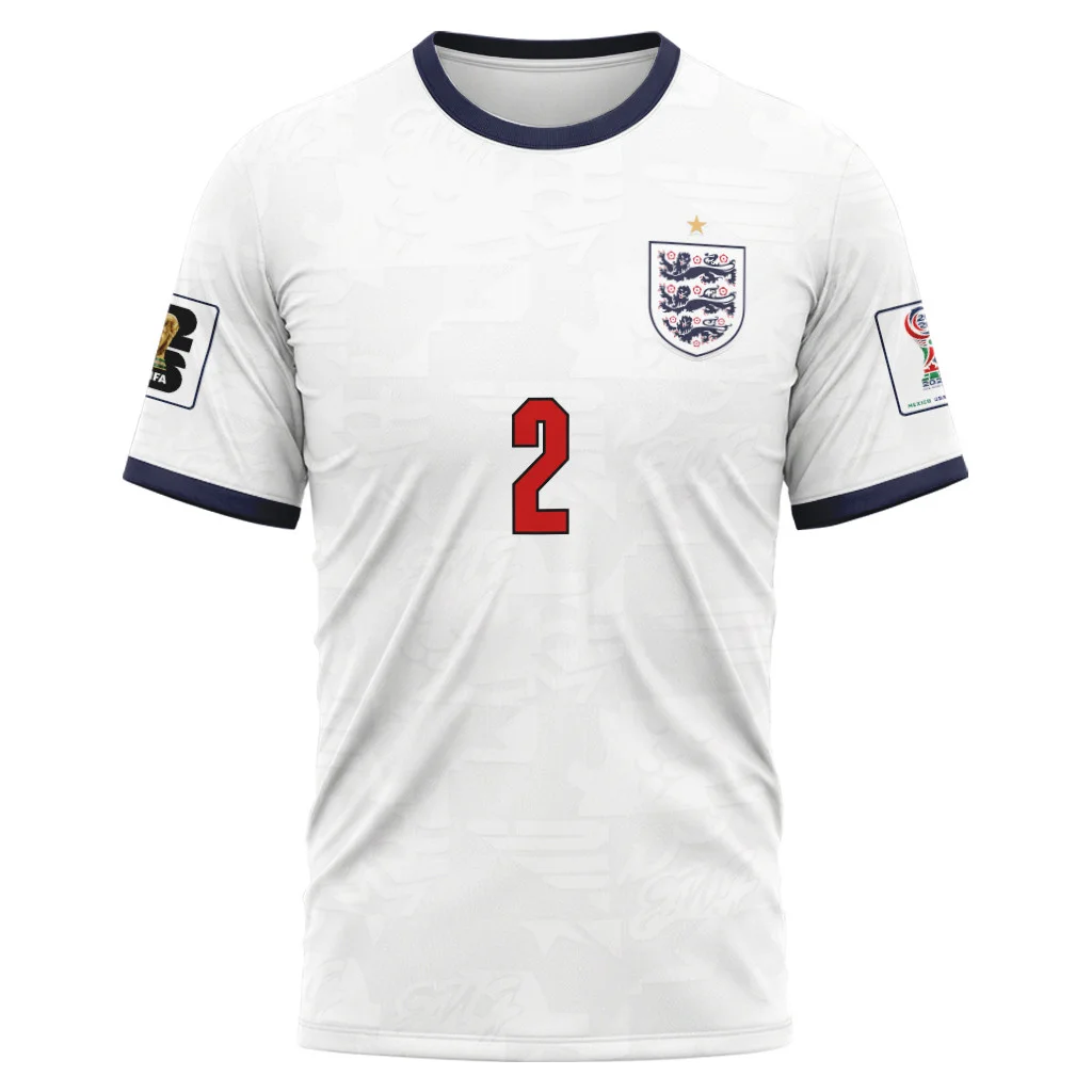 Walker 2 Home AOP T-Shirt 2026 World Cup England Walker 2 Home AOP T-Shirt 2026 World Cup England