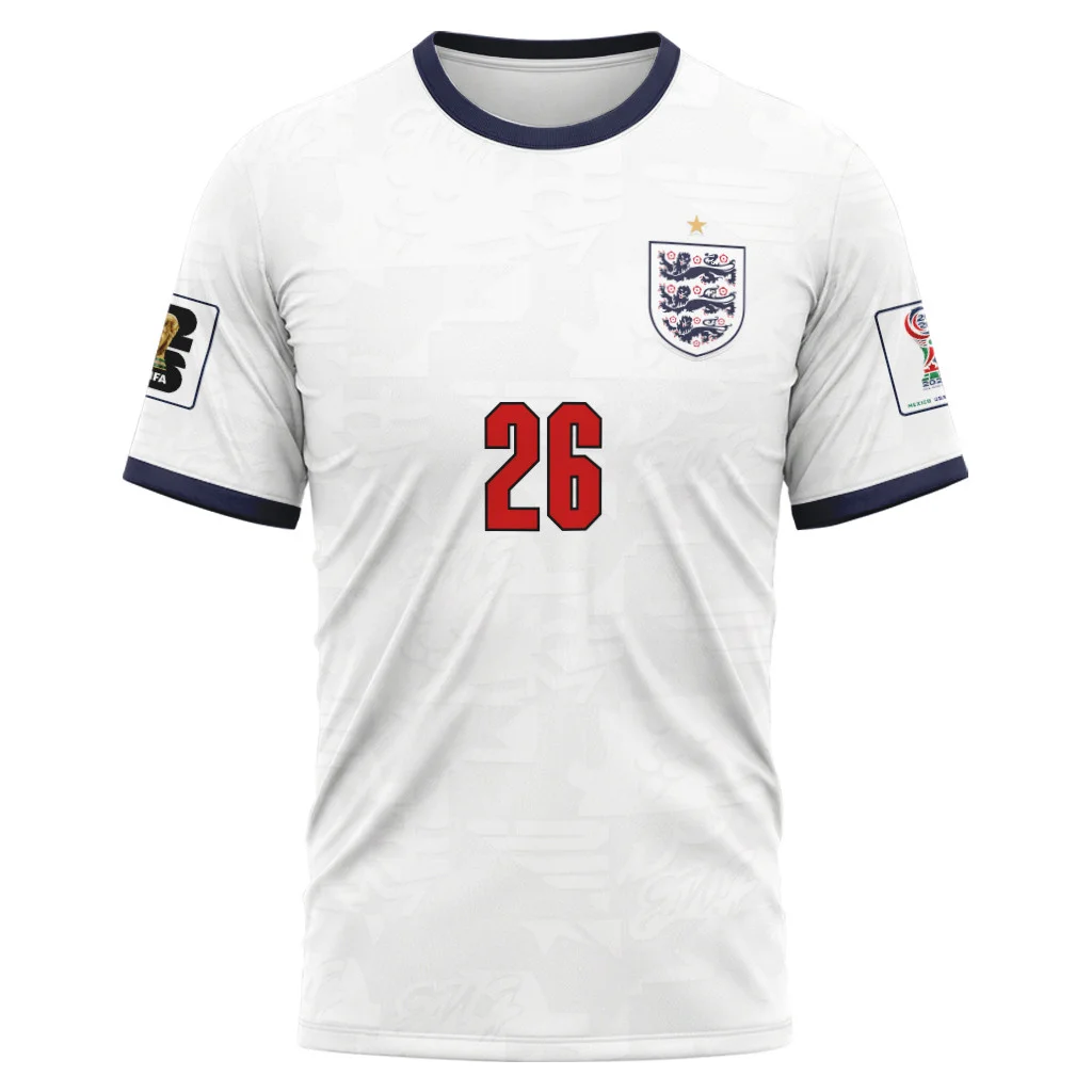 Toney 26 Home AOP T-Shirt 2026 World Cup England Toney 26 Home AOP T-Shirt 2026 World Cup England