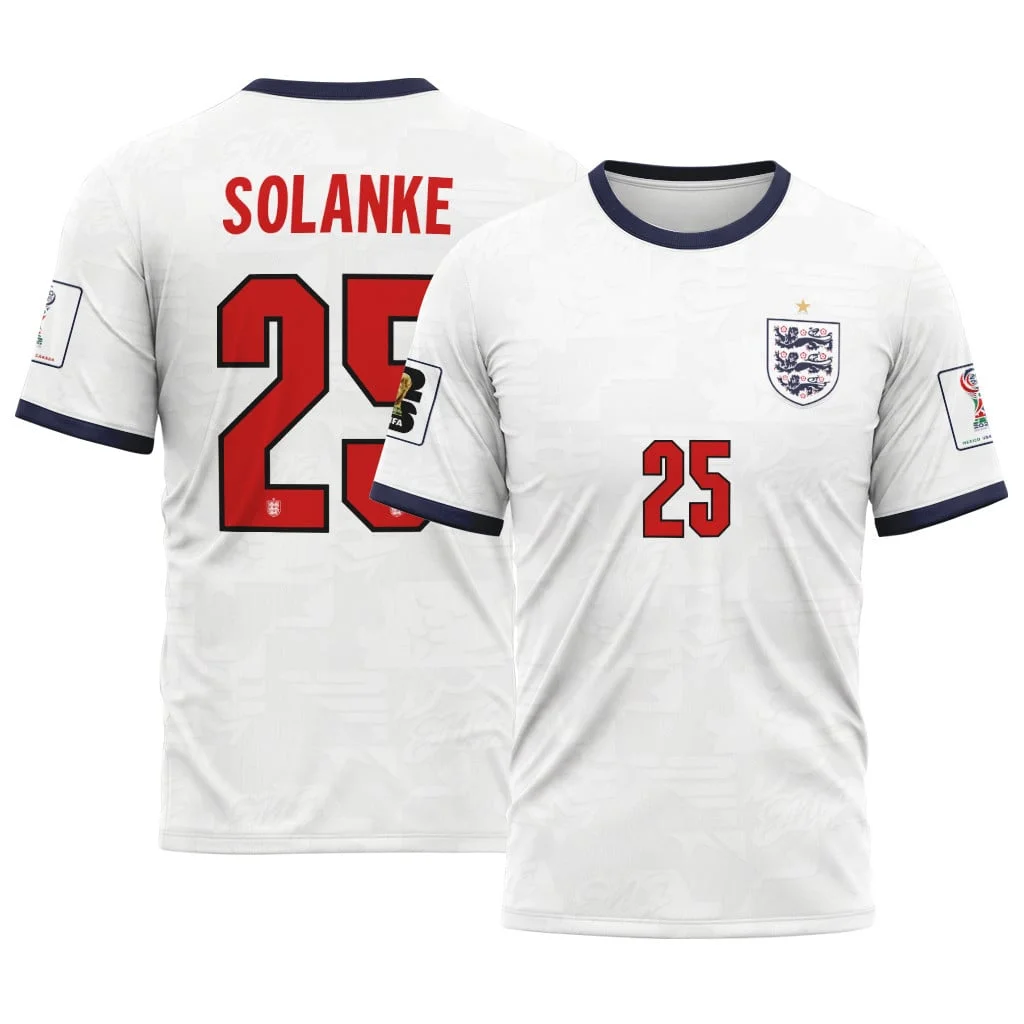 Solanke 25 Home AOP T-Shirt 2026 World Cup England Solanke 25 Home AOP T-Shirt 2026 World Cup England