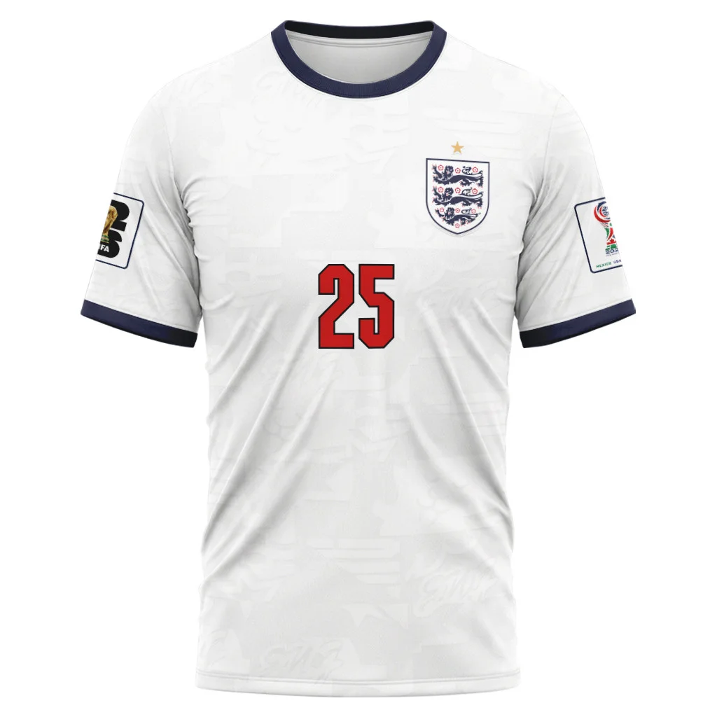 Solanke 25 Home AOP T-Shirt 2026 World Cup England Solanke 25 Home AOP T-Shirt 2026 World Cup England