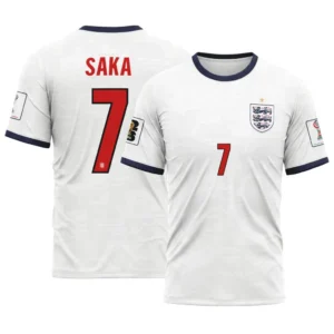 Saka 7  Home AOP T-Shirt 2026 World Cup England