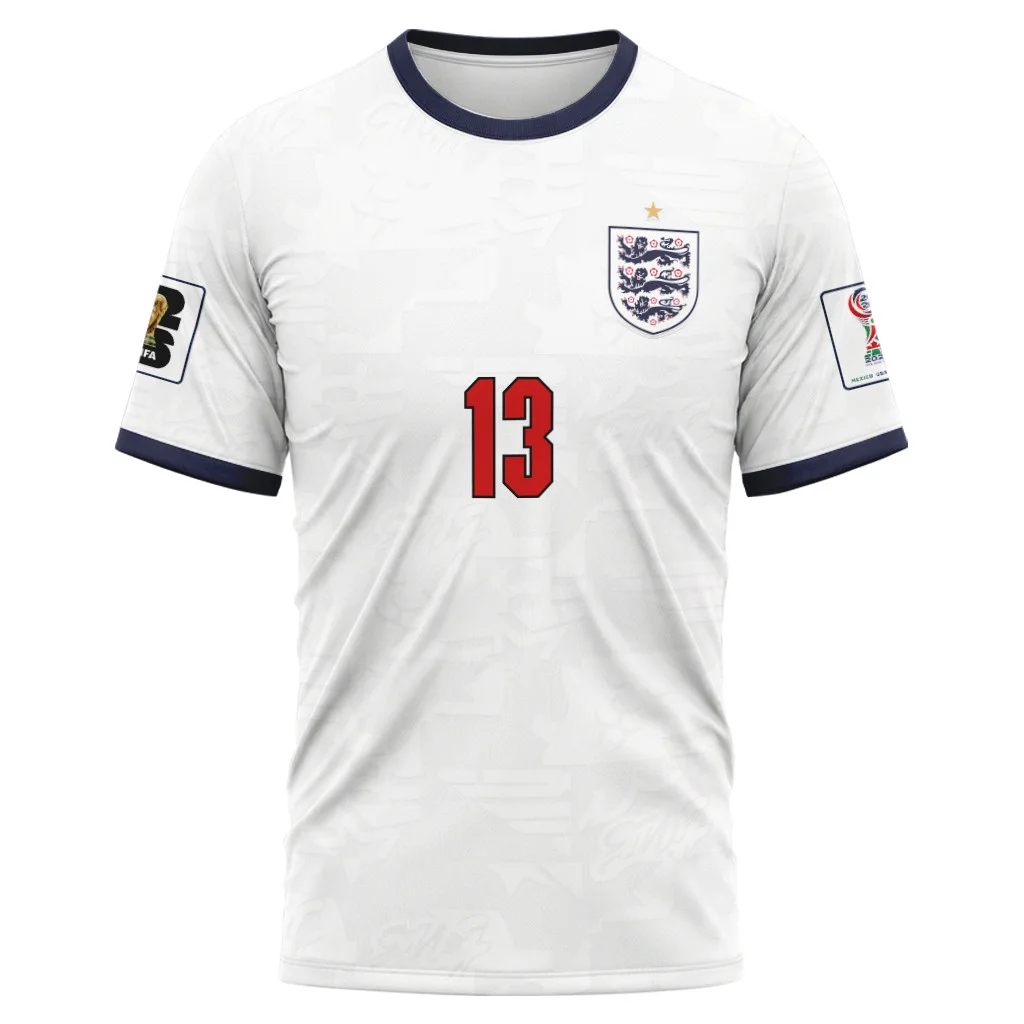 Pope 13 Home AOP T-Shirt 2026 World Cup England Pope 13 Home AOP T-Shirt 2026 World Cup England