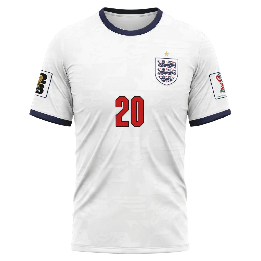 Gordon 20 Home AOP T-Shirt 2026 World Cup England Gordon 20 Home AOP T-Shirt 2026 World Cup England