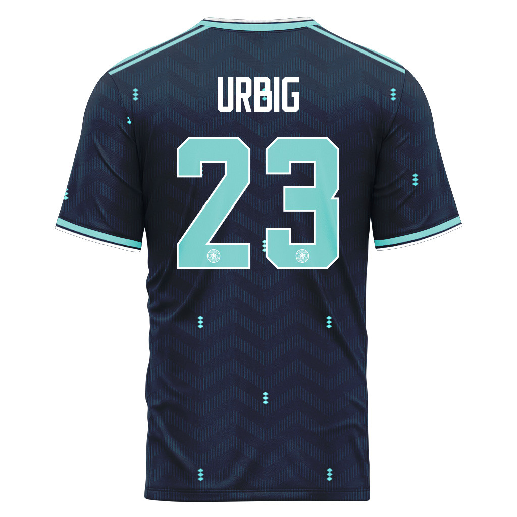 Urbig 23 Away AOP T-Shirt 2026 World Cup Germany Away AOP T-Shirt Urbig 23 Away AOP T-Shirt 2026 World Cup Germany Away AOP T-Shirt