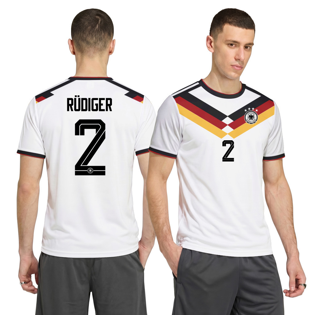 R?diger 2 AOP T-Shirt Away AOP T-Shirt 2026 World Cup Germany Home R?diger 2 AOP T-Shirt Away AOP T-Shirt 2026 World Cup Germany Home