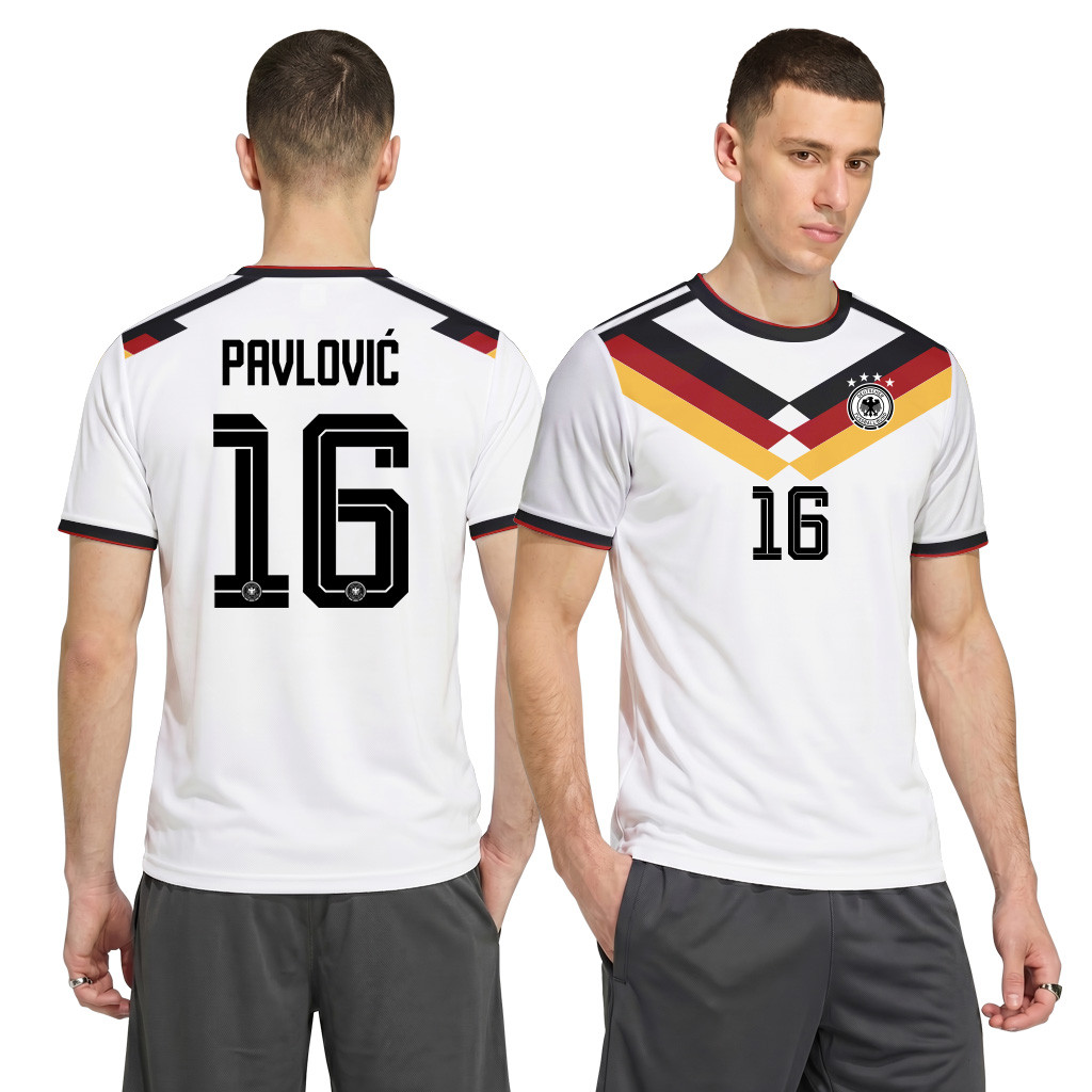 Pavlovi? 16 AOP T-Shirt Away AOP T-Shirt 2026 World Cup Germany Home Pavlovi? 16 AOP T-Shirt Away AOP T-Shirt 2026 World Cup Germany Home