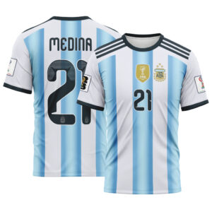 Medina 21  AOP T-Shirt 2026 World Cup Argentina Home