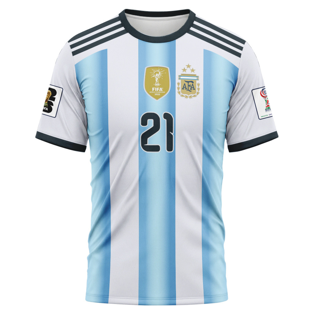 Medina 21 AOP T-Shirt 2026 World Cup Argentina Home Medina 21 AOP T-Shirt 2026 World Cup Argentina Home