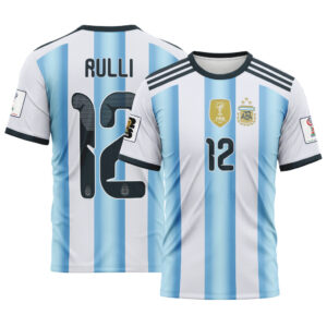 Rulli 12  AOP T-Shirt 2026 World Cup Argentina Home