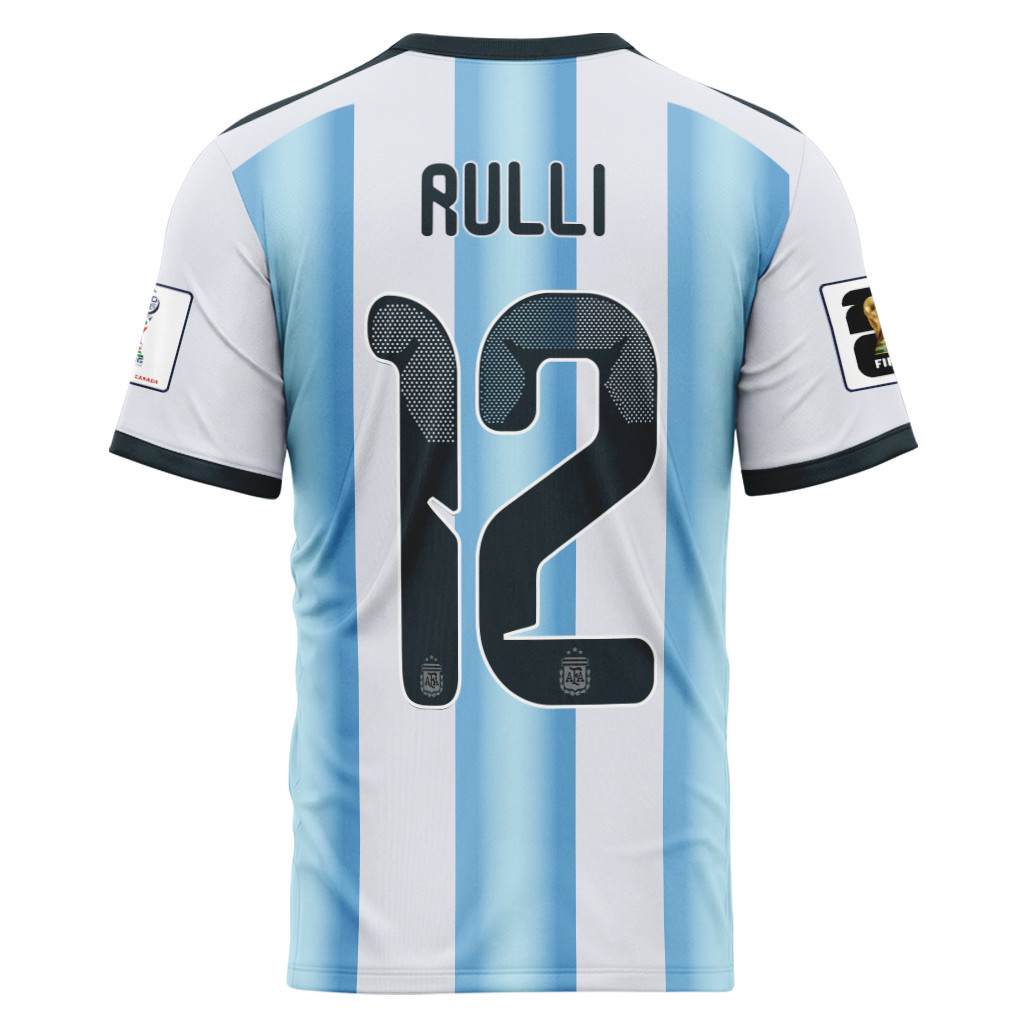 Rulli 12 AOP T-Shirt 2026 World Cup Argentina Home Rulli 12 AOP T-Shirt 2026 World Cup Argentina Home