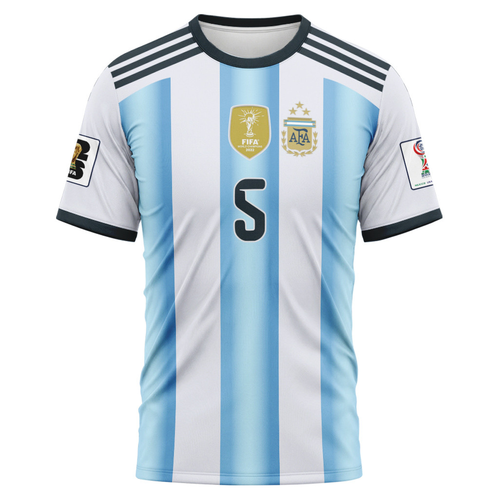Romero 5 AOP T-Shirt 2026 World Cup Argentina Home Romero 5 AOP T-Shirt 2026 World Cup Argentina Home