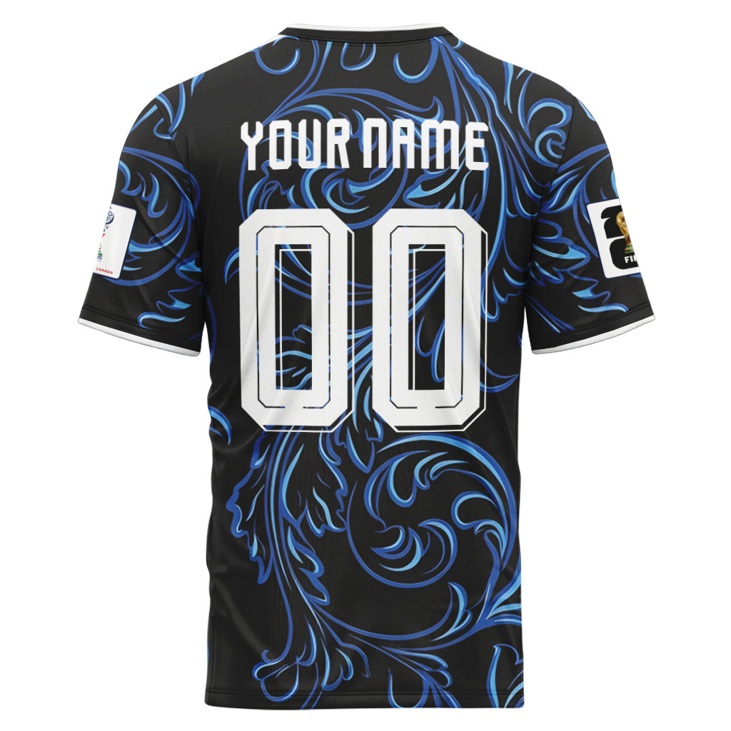 Argentina 2026 World Cup Away Personalized AOP T-Shirt Argentina 2026 World Cup Away Personalized AOP T-Shirt