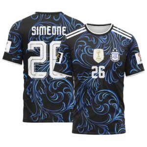 Simeone 26 2026 World Cup Argentina Away AOP T-Shirt