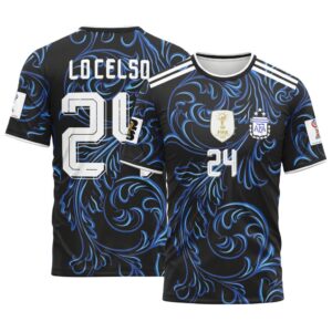 Lo Celso 24 2026 World Cup Argentina Away AOP T-Shirt