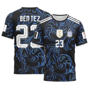 Benitez 23 2026 World Cup Argentina Away AOP T-Shirt