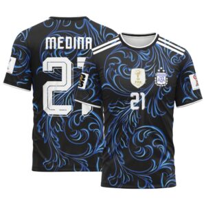Medina 21 2026 World Cup Argentina Away AOP T-Shirt