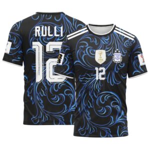 Rulli 12 2026 World Cup Argentina Away AOP T-Shirt