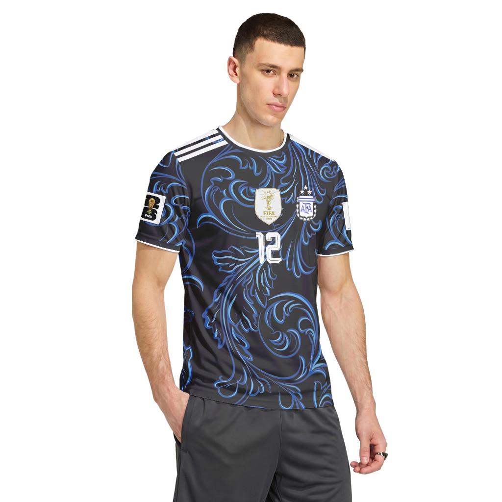Rulli 12 2026 World Cup Argentina Away AOP T-Shirt Rulli 12 2026 World Cup Argentina Away AOP T-Shirt
