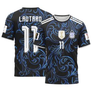 Lautaro 11 2026 World Cup Argentina Away AOP T-Shirt