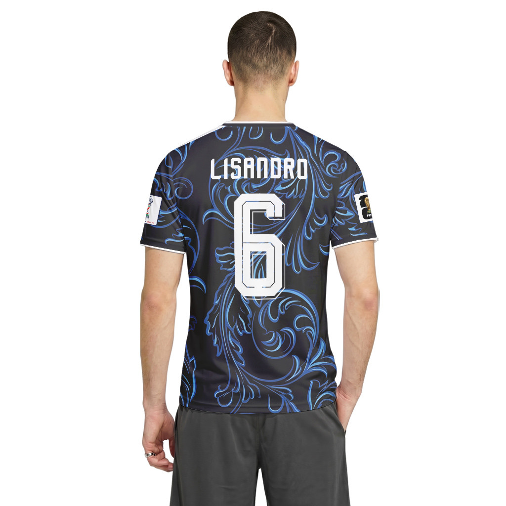 Lisandro 6 2026 World Cup Argentina Away AOP T-Shirt Lisandro 6 2026 World Cup Argentina Away AOP T-Shirt