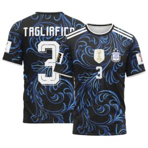 Tagliafico 3 2026 World Cup Argentina Away AOP T-Shirt