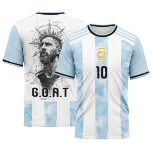 Lionel Messi 10 AOP T-Shirt Argentina Victory Legend