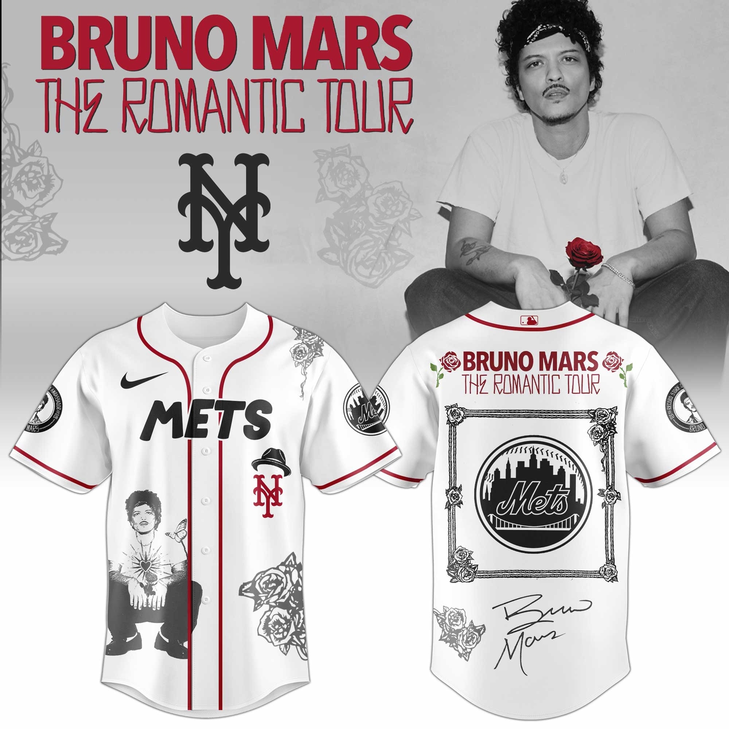 New York Mets Bruno Inspired 2026 Limited Edition Baseball Jersey New York Mets Bruno Inspired 2026 Limited Edition Baseball Jersey