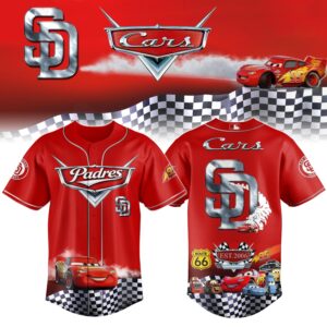 San Diego Padres Cars 20th Anniversary Inspired Limited Edition Baseball Jersey